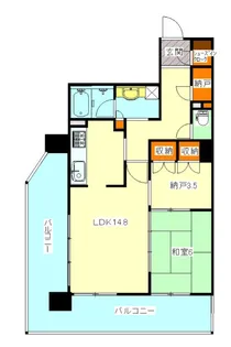 ルネ・ライラタワー船橋【7階】の間取り