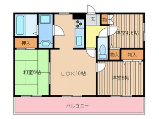 メリージュエリングMARS【3階】の間取り