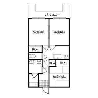 第2グランドハイツ【2階】の間取り