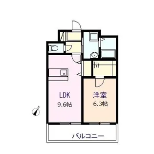 アルリシャー月出【5階】の間取り