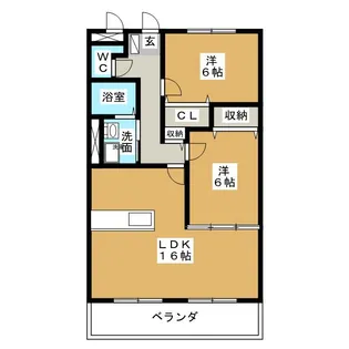 Lotos Blume II【1階】の間取り