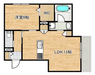 仮称)木月4丁目ヘーベルメゾン【4階】の間取り