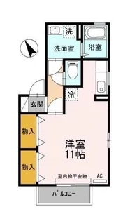 ニーナ B棟【2階】の間取り