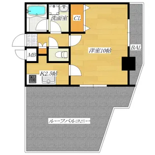 エレガンス王子【6階】の間取り