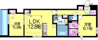 FLOWER FIELDS KASHIWA フラワーフィールズカシワ【1階】の間取り