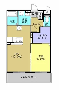 RISE CASA【3階】の間取り