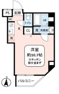 OFFIN【2階】の間取り