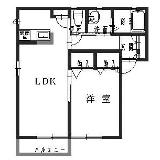 メゾン・グランドゥールI【2階】の間取り