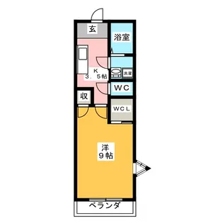 オークヒルズ【3階】の間取り
