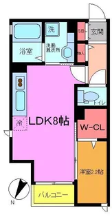 サウスピア【3階】の間取り