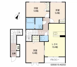 コンフォルトファイブA【2階】の間取り