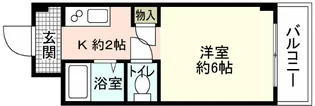 ファミール牛田【2階】の間取り