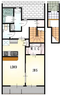 LOTUS豊岡【2階】の間取り