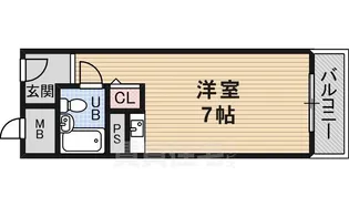 美穂ヶ丘阪田ハイツ【3階】の間取り