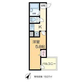 adonis 柴又(アドニス シバマタ)【3階】の間取り