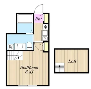 シティハイツ座間【1階】の間取り