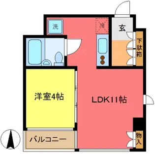 CITY HOUSE ISHIKI シティハウスイシキ【3階】の間取り