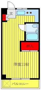 B.C.I.クリーンハイツ【3階】の間取り