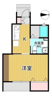 レセナ緑町A【1階】の間取り