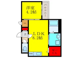 プラヤ【1階】の間取り