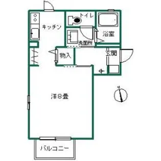 ネージュ【1階】の間取り