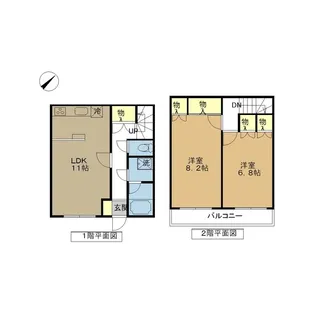 エーデルタウンDの間取り