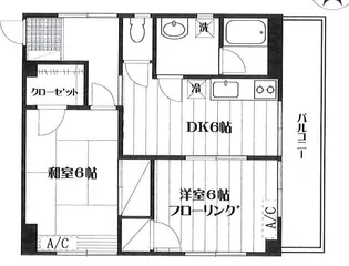 エクセレントハイム【3階】の間取り