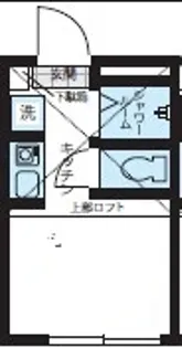 ジリオロッソ東新宿【3階】の間取り