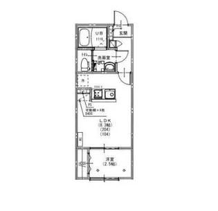 KEIAI RESIDENCE 西所沢III【1階】の間取り