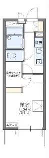 レオパレスヒルズハイネ【3階】の間取り
