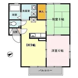 ドリームさくら【2階】の間取り