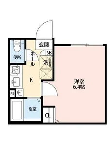 グランクオール富士見台【1階】の間取り