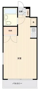 サカエフラット元住吉【4階】の間取り