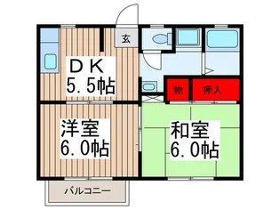 JJハイツ【2階】の間取り