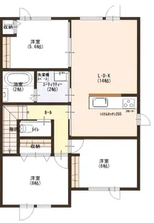 Moliere【2階】の間取り