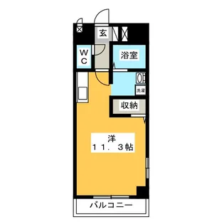 エクレール【2階】の間取り
