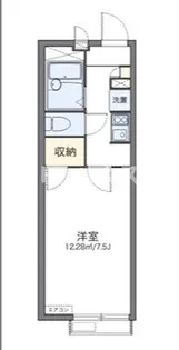 レオパレスフローラ【1階】の間取り