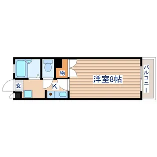 仙台白萩マンション【4階】の間取り