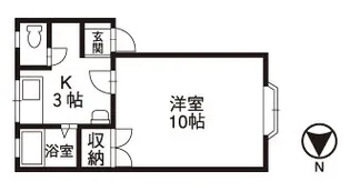 マーセルアミ【2階】の間取り