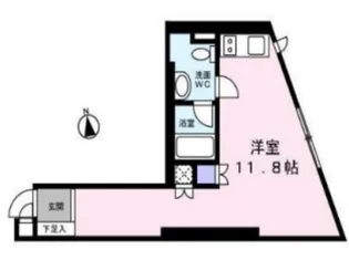 アリス・マナーガーデン銀座ウォーク【2階】の間取り