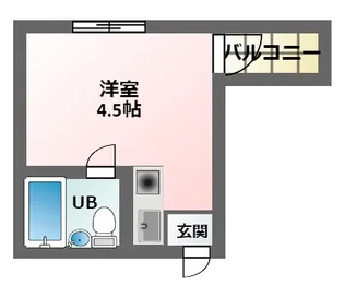 プログレス駒川【6階】の間取り