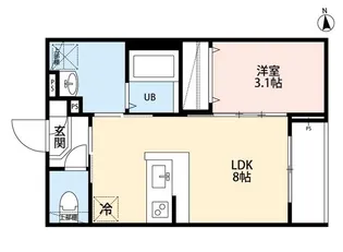 robot home 六町III【3階】の間取り