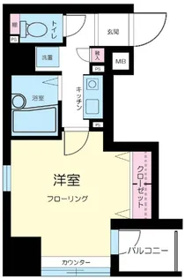 サンテミリオン東日本橋駅前【9階】の間取り
