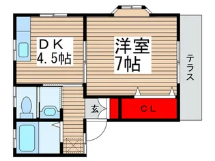 サンモール豊田【1階】の間取り