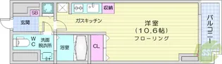 レジディア仙台本町【2階】の間取り
