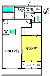 リバーサイドハイツ【1階】の間取り