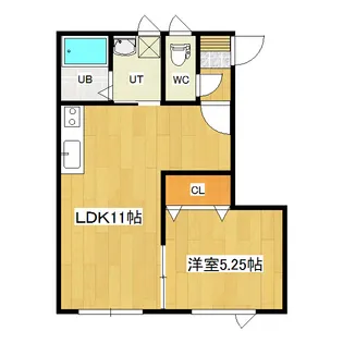 イーストウェイ【2階】の間取り