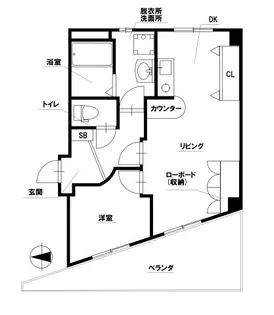 リーフジャルダンミラノ【7階】の間取り