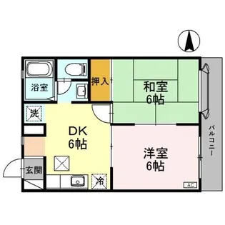 ドミール・エキニシ【1階】の間取り