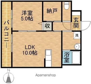 グランメゾンII【2階】の間取り